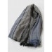 winter black blue gray patchwork color scarf cotton linen women vintage scarves