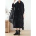 2019 new original design cotton drawstring shawl heavy work lace cloak coat